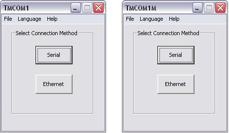 Overview Help 2.2 About the TM-COM1 and TM-COM1M Connection Programs The TM-COM1 and TM-COM1M applications allow access to a single controller directly from your desktop or laptop computer. c00575en.