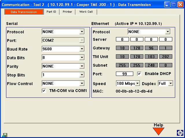 5.7 Communication 5.7.1 Communications / Data Transmission c00404en.bmp Fig. 5-24: Data Transmission commdata.