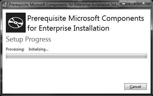 Prerequisite installer will check computer for proper requirements, and install required files if necessary. Hardware requirements (memory) cannot be detected by prerequisite installer program.