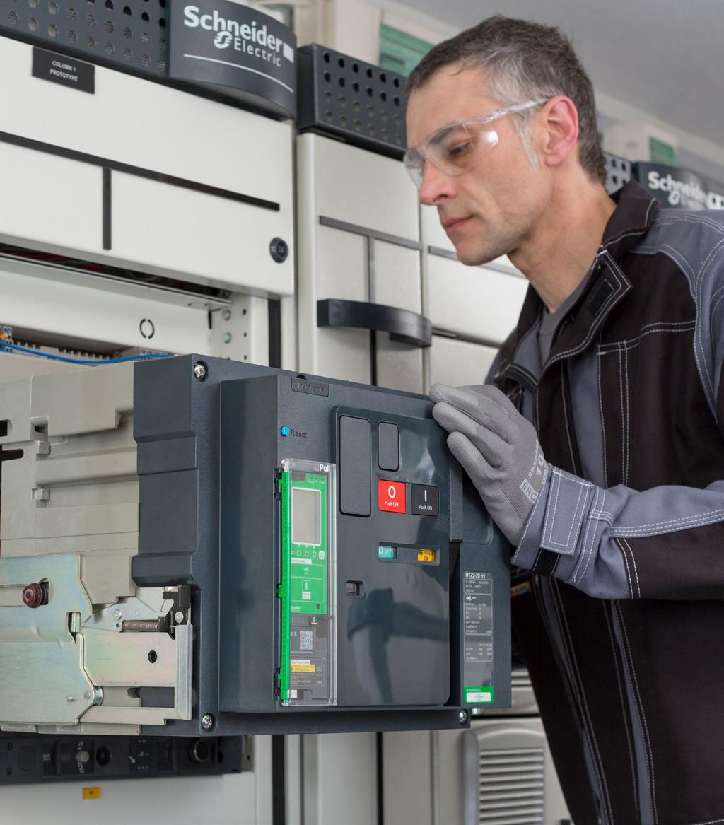 Innovation At Every Level Life is On Schneider Electric Masterpact MTZ circuit breakers offer innovative features that streamline system design, construction, and operation.