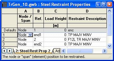 10.5 Steel design results 10.6 RC member design properties (Use the wiard to enter the properties.