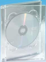 13780 Single DVD Box, transparent - Transparent