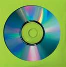 22054 Paper CD cover, assorted colours, 50 pieces CD archiving covers - Practical clear plastic cover