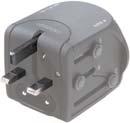 maloperation is possible: a mechanical interlock prevents plugging in a shock-proof plug