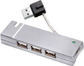 PC Performance www.vivanco.com USB Hubs PRO USB2 HUB 4P ctn qty. 10 EDP-No. 22231 Passive USB 2.0 HUB with 4 ports USB 2.