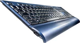 22858 bazoo Wingboard Compact keyboard in cockpit design - Integrated USB port (USB 2.