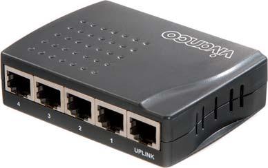 23408 10/100Mbps Ethernet switch with 8 ports Fast Ethernet Switch for establishing a star topology network of up to 8 network members such as PCs, print servers or NAS.