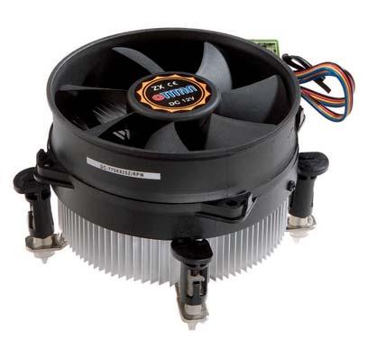 520 / 530 / 540 / 550 (PRB=0 / 620 / 630 / 640, all Celeron D-J, all Core 2 Duo, Core 2 extreme X6800* - Powerful heatsink - Super silent 92 mm fan - With high performance liquid bearings (Z-axis
