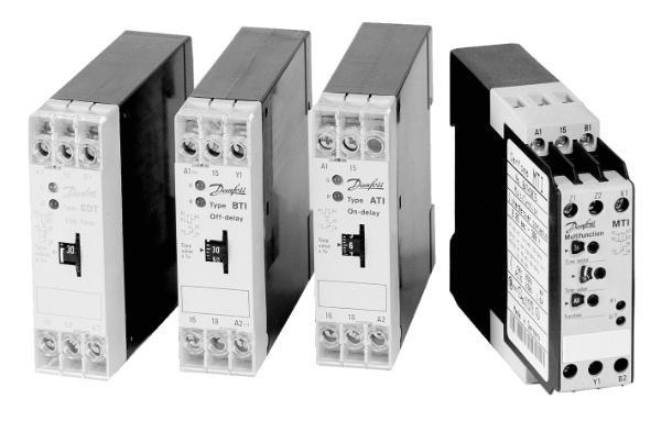 Timers - DIN Rail Mounting TI, BTI, MTI With their robust design and many built-in functions, electronic timers TI, BTI, SDT and MTI are ideal for OEMs and panel builders: Easy time