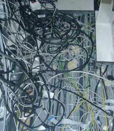 Pathway space waste Cable rat s nests create