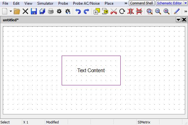 6.3. Schematic Annotations content. To add text to a shape annotation, either double click on the annotation or select the annotation and go to menu Edit Annotation Add Caption to Shape.