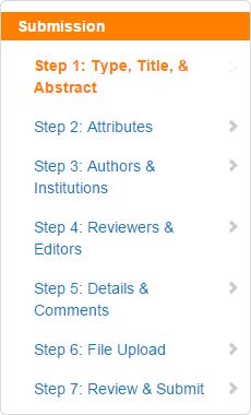 START A SUBMISSION To begin the submission process, select Begin Submission (or select from available submission methods.