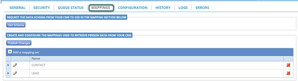 Mapping fields between your CRM and CommuniGator using Integration Mappings The mappings tab allows you to add new as well as edit previous mappings that you would like to bring across from your CRM
