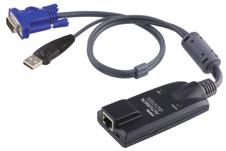 The following KVM Adapter cables are required for use with the KVM Over the NET Switches: PS/2 KVM Adapter USB KVM