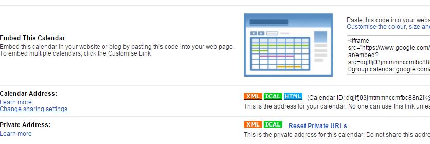 Getting the URL for a Google Calendar Feed To get the URL for a Google calendar feed, first go to your calendar in Google.