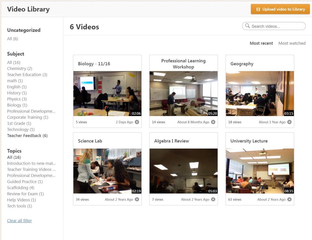 ACCOUNT VIDEO LIBRARY View videos and related materials in a custom video library that have been developed by the administrators of the account to showcase best practices in your network.