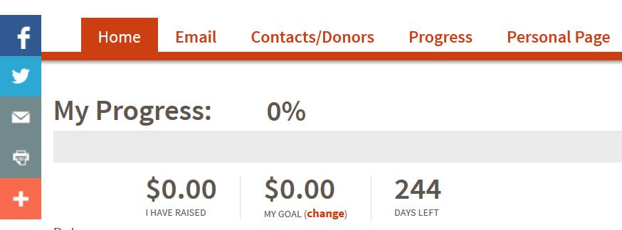 Updating your Fundraising Goal From your