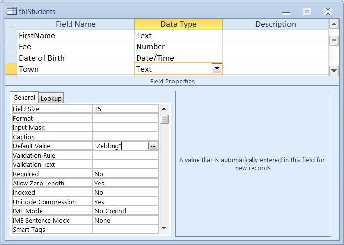 Creating & Editing Validation Rules You can limit the data that can be entered into a field by defining a validation rule for that field.
