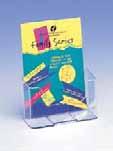 A5 BROCHURE HOLDERS High quality, economical literature display Manufactured from durable, crystal clear plastic Attractive and contemporary designs