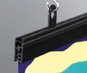 BANNER HANGER SYSTEM (Supergrip ) Simple but effective way to display hanging banners Accepts material up to 1mm thick EXTRUDED SIGN HOLDERS Banner Hanger