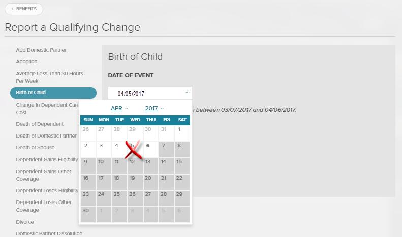 4 Chose the date of your event. 5 Fill out the information that is asked by the system. In this example, we need things like name, address and date of birth.