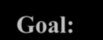 (Calibrated) Goal: