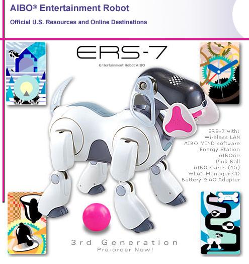 Sony Aibo (Evolution Robotics) SIFT usage: