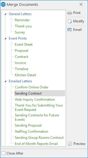 Unit 4: Printing and E-mailing Merge Documents Printing and Emailing Merge Documents Once you have created your merge documents in your Marketing Tools package, you can quickly print them for a