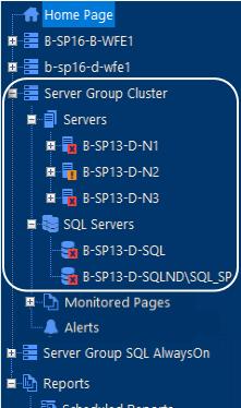 If you added a Windows client to a Server Group, the only associated component is Resources. To remove a manually-added server: NOTE: You can only remove servers that were added manually.