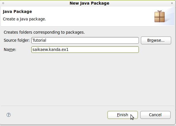 Assign Package Name Type