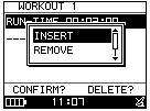 Trainer can create a new workout and then insert