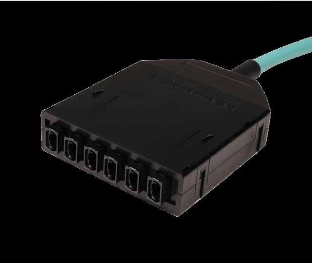 NETWORK CABLING SOLUTIONS Product Features - Available in a variety of fiber types: OM3, OM4, OS1 RapidNet MTP Very High Density (VHD) Fiber Cassette Today, data centers are faced with many