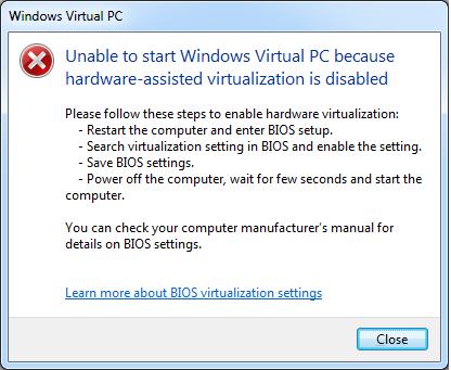 EXERCISE 2: INSTALL VIRTUAL PC ON WINDOWS 7 7. Click I Accept to accept the license terms 8. The installation will complete and you will be prompted to restart the computer, click Restart Now 9.