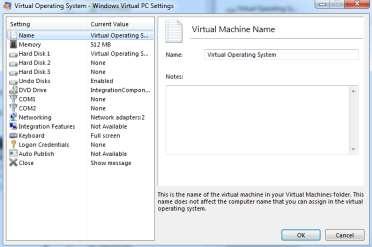 installed EXERCISE 3: CREATE A VIRTUAL MACHINE The following window opens: 21. You can change the settings of the virtual system here.