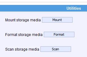 STORAGE PREPARATION The local storage capability will have the [+] Local Storage item shown in the Setup Page of Web Configurator when the MicroSDHC card has been inserted into the storage drive slot