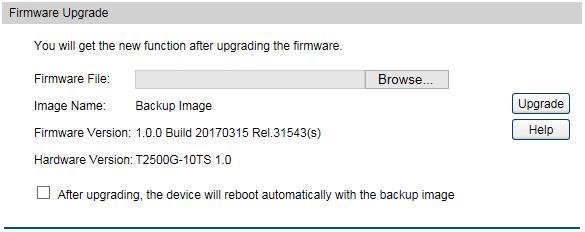 Figure 4-16 Firmware Upgrade Note: 1. Don t interrupt the upgrade. 2. Please select the proper software version matching with your hardware to upgrade. 3.