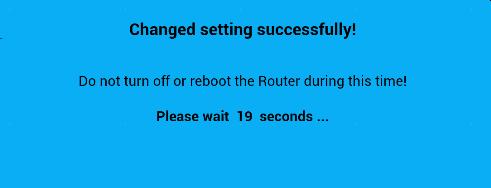 15. If the information was entered correctly you should see Connect Successfully! Press Reboot Now to finalize the new settings and restart the router.