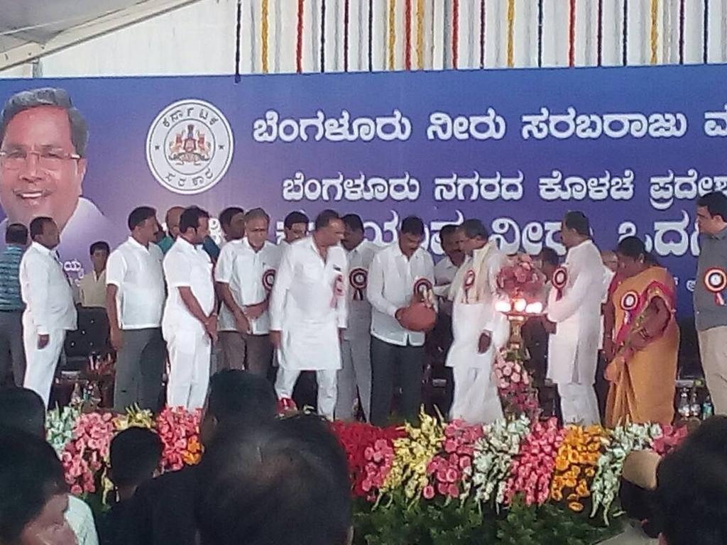 PROJECT UPDATE - WATER DIVISION Hon ble Chief Minister of Karnataka Inaugurated Non-Revenue Water (NRW) Project in Bengaluru Client: Bangalore Water Supply and Sewerage Board SPML Infra in consortium