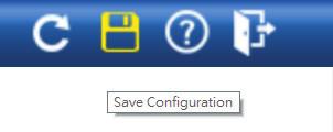 4.2. Saving Configuration To save all applied changes and set the current configuration as a startup