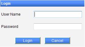 (Initial setting: admin) Login button Enter the administrator name and password, and then click Login. The CONFIG window appears.
