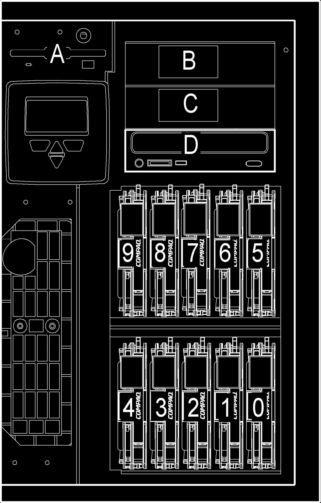 Channel Wide Ultra2 SCSI Wide Ultra2 Hot Pluggable Drives (supported on the 600 MHz (154258-xx2), 550 MHz (126747-xx2) and 500 MHz (382200-xx2) Array models and the optional Ultra2/Ultra3 drive cages