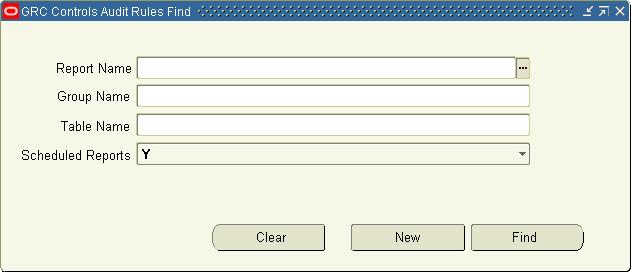 Chapter 5: Reporting Querying a Report To find an existing report: 1 Ensure that the Audit Report form is open. 2 Click on View in the menu bar, then on Find in the View menu.