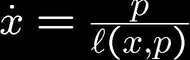 θ = atan(p 2 /p 1 ) General anisotropic cost depends on direction of