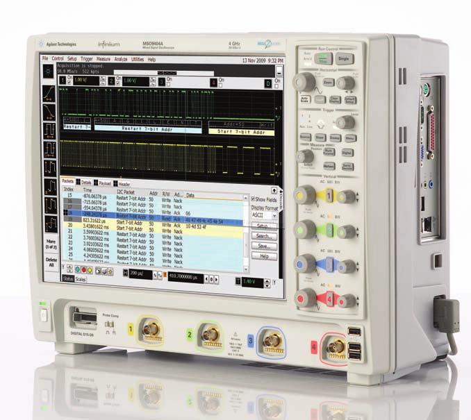 I 2 C and SPI Protocol Triggering and Decode for Infiniium 9000A and 9000 H-Series Oscilloscopes Data sheet This application is available in the following license variations.
