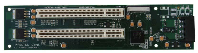The Mini PCI Host card has LEDs for displaying downstream PCI express Link