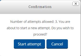 Once you have completed your elearning module you will notice a tick in the box next to the course. The quiz becomes active.