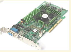 Video Card A modern graphics card is a circuit board with memory and a dedicated processor.