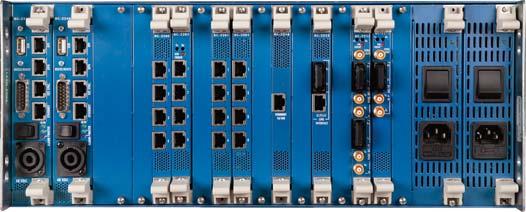controllers. 18 frontal slots for processing modules. BC 2292 200 W power supply module. Self-redundant and autoranging. Powers an entire Frame. For redundancy, two can be installed in each frame.