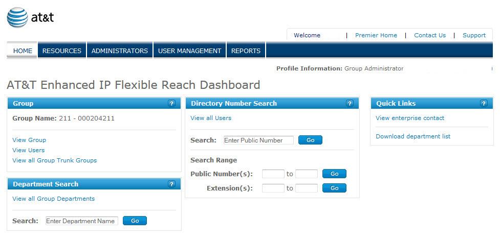 Navigation To go to a specific page where you can manage resources, administrators, or users, click a tab on the menu bar at the top of the Customer Portal.