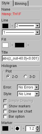 The draw panel Right click on the histogram itself Make sure to get the histogram, not the canvas!